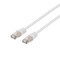 U/FTP Cat6a patch cable, LSZH, 5m, white