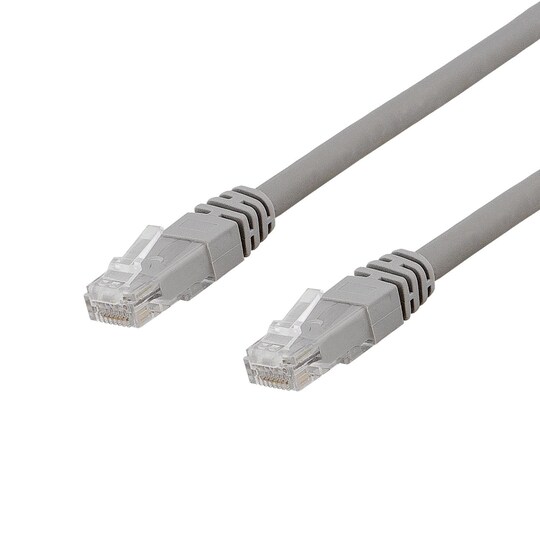 U/UTP Cat6a patch cable, LSZH, 20m, grey