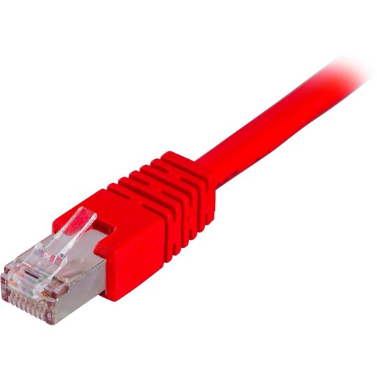 F/UTP Cat6 patch cable 5m, red