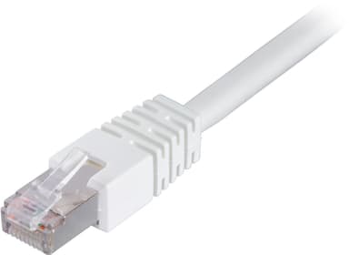 F/UTP Cat6 patch cable, LSZH, 0.7m, white