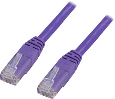 U/UTP Cat6 patch cable, LSZH, 5m, purple