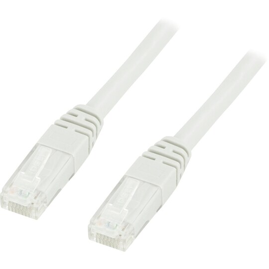 U / UTP Cat6 patch cable 10m 250MHz Delta certified white