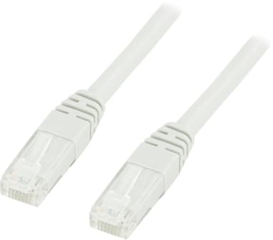U / UTP Cat6 patch cable 10m 250MHz Delta certified white