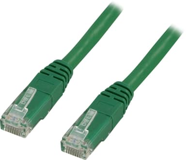 U/UTP Cat6 patch cable 1m 250MHz Delta certified green