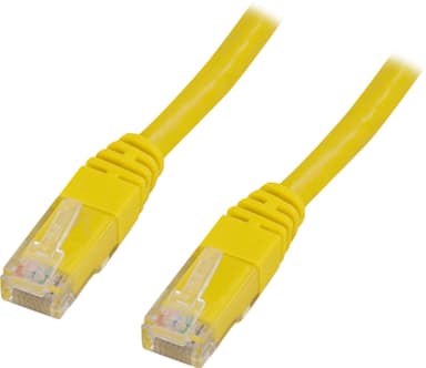 U/UTP Cat6 patch cable 0.75m, yellow