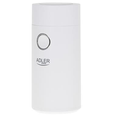 Adler kahvimylly AD 4446ws 150 W, kahvipapujen kapasiteetti 75 g, valkoinen