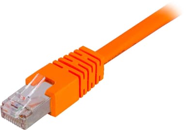 F/UTP Cat6 patch cable, LSZH, 3m, orange