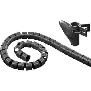 Nylon wire tube, 25mm diameter tool included, 2.5m, black