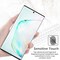 Näytönsuoja Samsung Galaxy Note 10 karkaistu lasi / 3D kaareva - musta