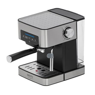 Camry Espresso- ja Cappuccino-kahvinkeitin CR 4410 Pumpun paine 15 bar, sisäänrakennettu maidonvaahdotin, tippa, 850 W, musta/ruostumaton teräs