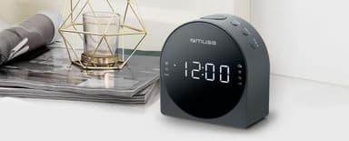 Muse Dual Alarm Clock -radio PLL M-185CR AUX,