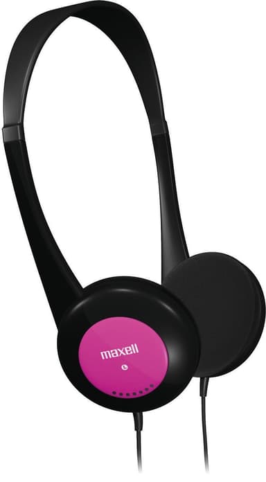 Maxell Kids -kuulokkeet, kuulokkeet lapsille, säädetty äänenvoimakkuus, vaaleanpunainen