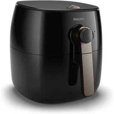 Philips Viva Collection Airfryer HD9721/10 Teho 1500 W, kapasiteetti 0,8 l, Twin TurboStar -tekniikka, musta