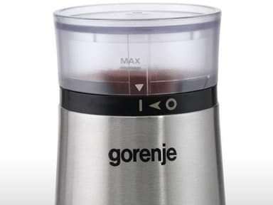 Gorenje Kahvimylly SMK150E 150 W, Kahvipapukapasiteetti 60 g, Kannen turvakytkin, Ruostumaton teräs
