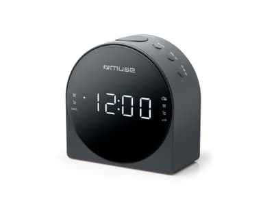 Muse Dual Alarm Clock -radio PLL M-185CR AUX,