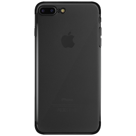Puro iPhone 7/8 Plus Verge Crystal suojakuori (musta)