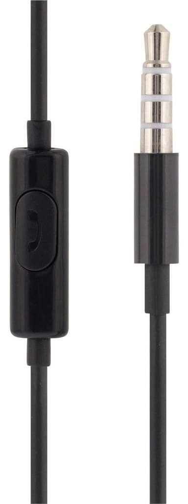 E100 Semi-in-ear headset, answer button, 3.5mm, mic, black