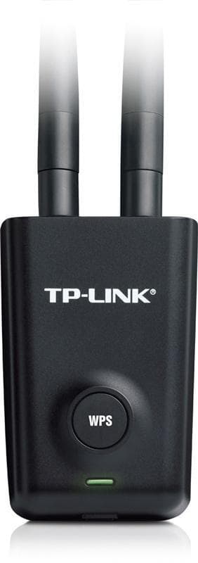 TP-Link langaton verkkokortti, USB, 300Mbps, 802.11b/g/n, musta