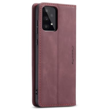 CASEME Retro Lompakkokotelo Samsung Galaxy A33 5G - Punainen