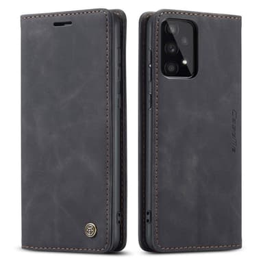 CASEME Retro Lompakkokotelo Samsung Galaxy A33 5G - Musta