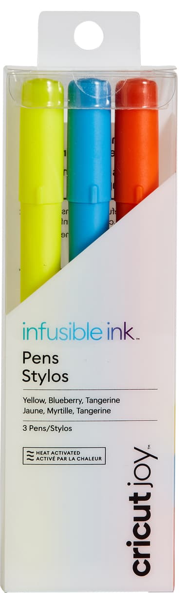 Cricut Joy Infusible Ink ohut kynä 3 kpl (keltainen, sininen, oranssi)