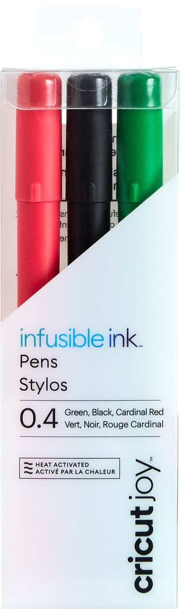 Cricut Joy Infusible Ink ohut kynä 3 kpl (musta, punainen, vihreä)
