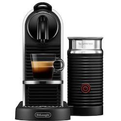 Delonghi Nespresso CitiZ & Milk kahvikone, DeLonghi EN330M (platinat.)