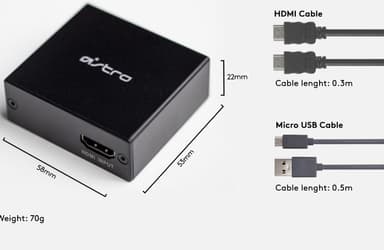 Astro HDMI PS5 adapteri