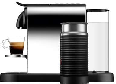 Delonghi Nespresso CitiZ & Milk kahvikone, DeLonghi EN330M (platinat.)