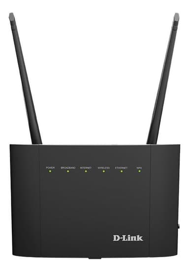 Langaton AC1200 kaksikaistainen Gigabit VDSL / ADSL -modeemireititin, jossa on ulkoinen Wi -Fi