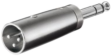 Goobay XLR-sovitin  AUX-liitin  6,35 mm stereouros XLR-uros