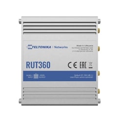 Teltonika Industrial Cellular Router RUT360 LTE CAT6 1 x LAN-portit, 10/100 Mbps, yhteensopiva IEEE 802.3, IEEE 802.3u -standardien kanssa, tukee automaattista MDI/MDIX-jakoa Mbit/s, Ethernet LAN (RJ-45) -porttia
