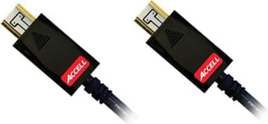 ACCELL AVGrip Pro HDMI-kaapeli, 19-napainen ha-ha, 1m, musta