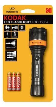 KODAK LED Focus 157 sis. 3xAAA