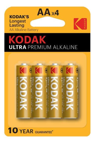 Kodak ULTRA premium AA alkaliparisto (4 kpl)