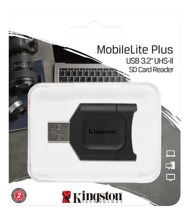 Kingston MobileLite Plus USB 3.1 SDHC / SDXC UHS-II -kortinlukija