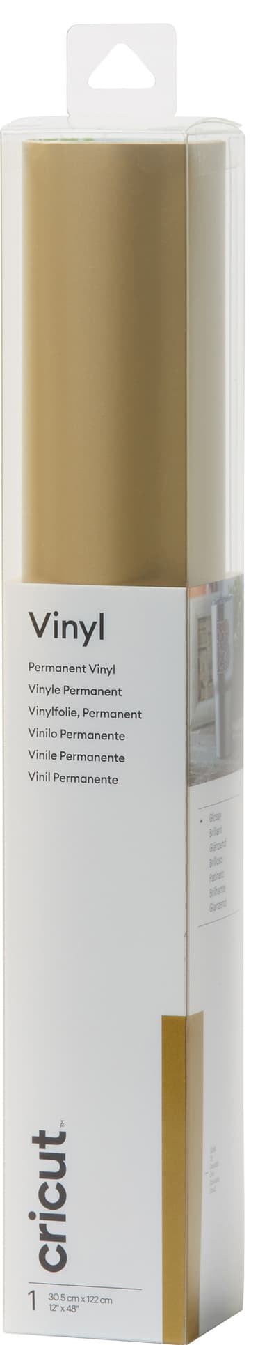 Cricut Premium Vinyl Permanent rulla (kulta)
