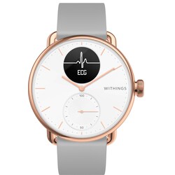 Withings ScanWatch hybridiälykello 38 mm (ruusukulta)