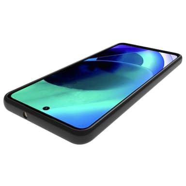 SKALO Moto G51 Mattamusta erittäin ohut TPU-suojakuori
