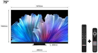 TCL 75" C935 4K MiniLED älytelevisio (2022)
