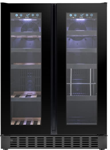 Temptech viinikaappi SOM2DX60DRB (musta)
