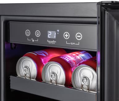 Temptech viinikaappi SOM2DX60DRB (musta)