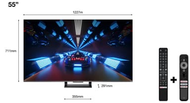 TCL 55'' QLED860 4K LED älytelevisio (2022)