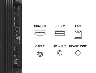 TCL 75'' QLED760 4K LED älytelevisio (2022)