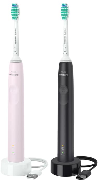 Philips Sonicare 3100 sähköhammasharja 2 kpl HX367515 (pinkki/musta)