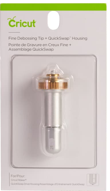 Cricut Maker Debossing Tip kärki + QuickSwap Housing kotelo