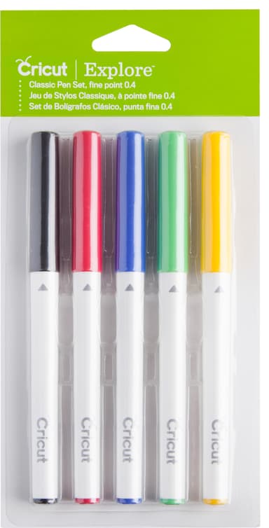 Cricut Explore/Maker Fine Point kynäpakkaus 5 kpl (Classics)