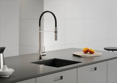 Mora INXX II Minipro keittiöhana + venttiili (kromi)