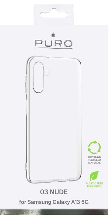 Samsung Galaxy A13 5G Kuori Nude Läpinäkyvä Kirkas