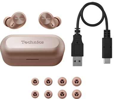 Technics AZ40 täysin langattomat in-ear kuulokkeet (ruusukulta)